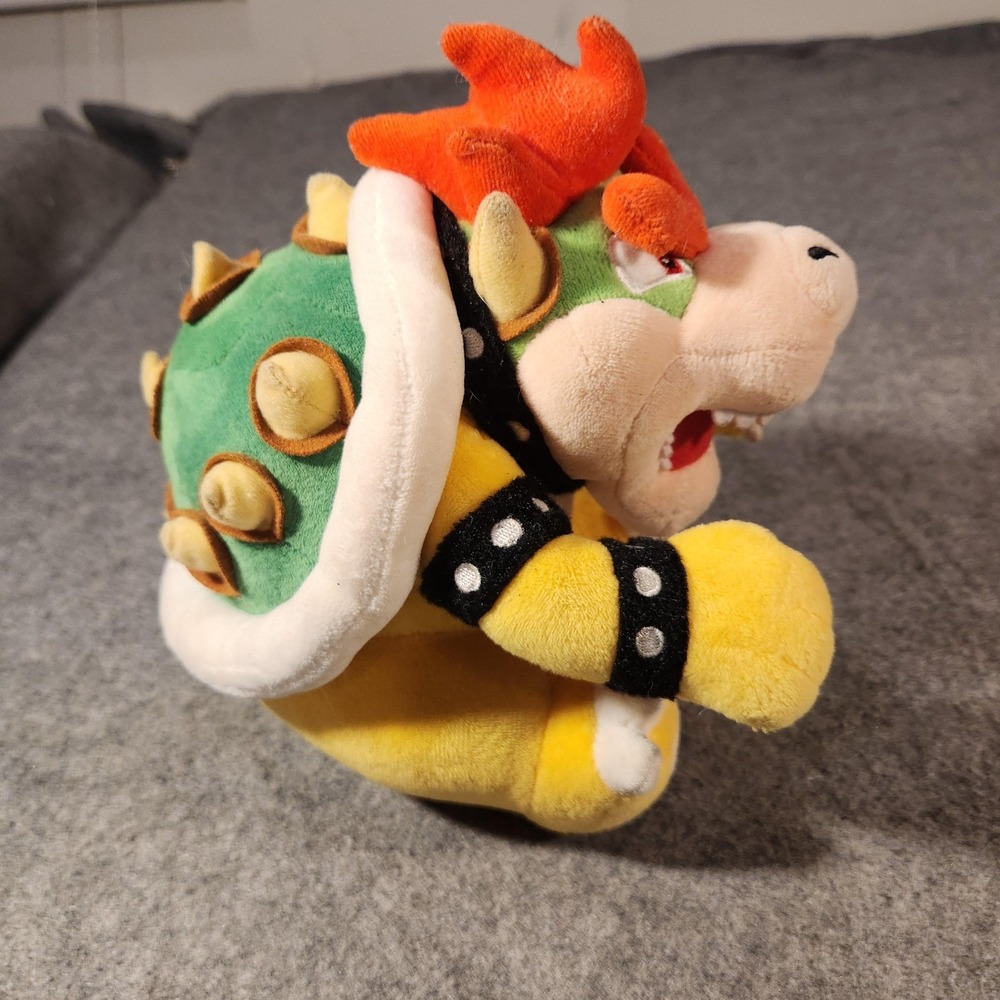 Super Nintendo World Bowser Plush Stuffed Toy Mario Universal Studios Theme Park - Picture 2 of 10